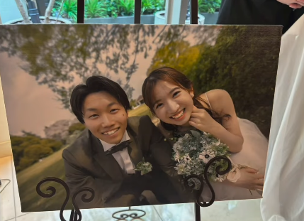 栁沢駿成さんと奥さん